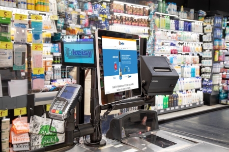 Keisy Supermarket POS mount