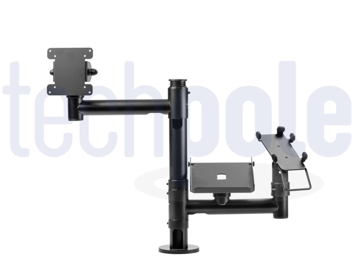 Monitor, printer and payment machine mount 