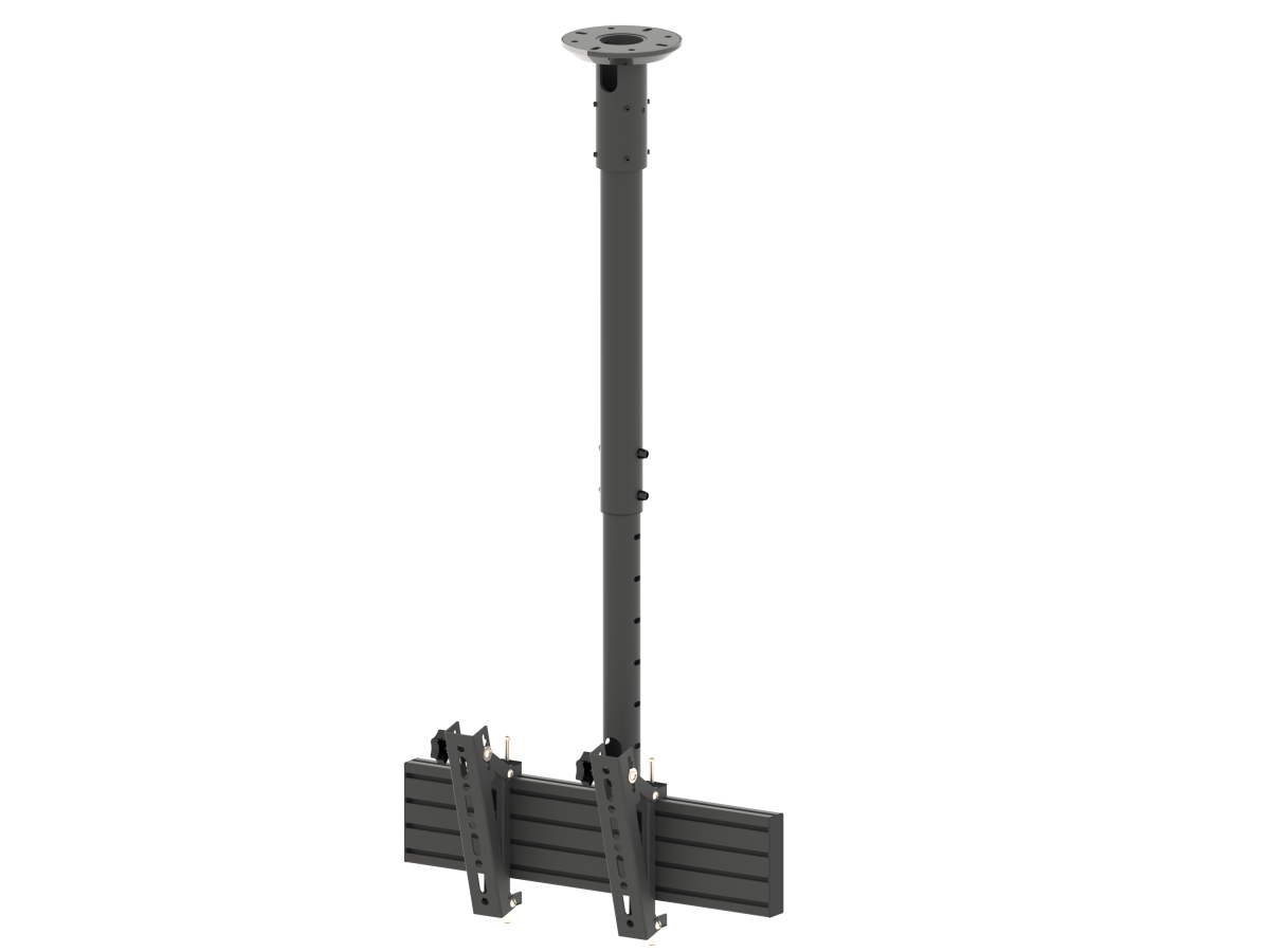 Ceiling mount for single monitor for Digital Signage and Displays