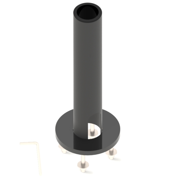 250mm and Ø38mm Pole