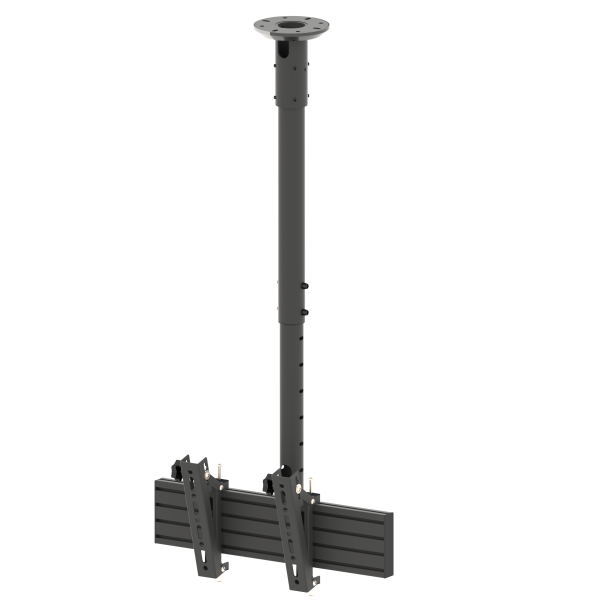 Ceiling mount for single monitor for Digital Signage and Displays