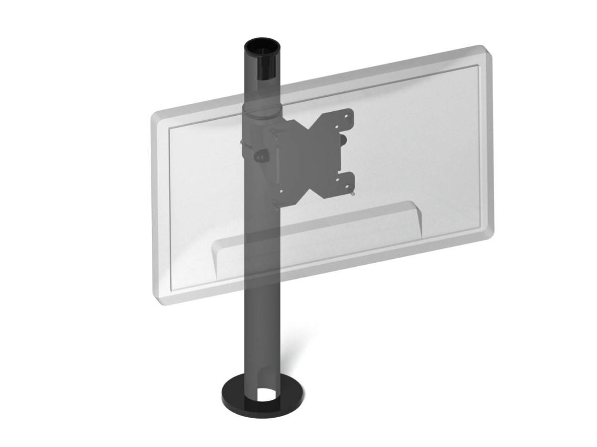 Monitor and Display Holders for offices, workshops, car rentals, pharmacies