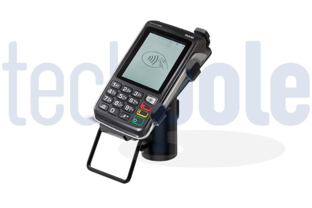 At Techpole we have launched a stand for the new Ingenico chip and pin model, MOVE 5000.