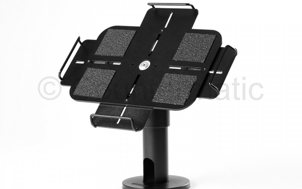 Restaurant tablet POS system stands.